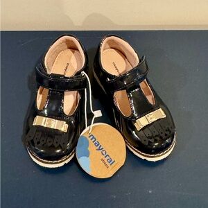 NWT - Mayoral Patent Leather Black Mary Jane’s
